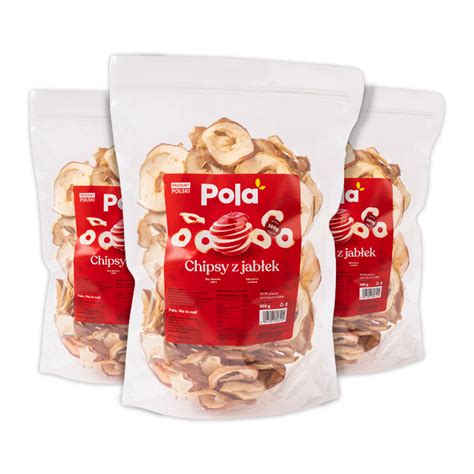 Chipsy jabłkowe Pola Snacks .